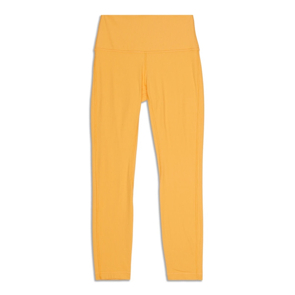 Lululemon ribbed align 28” mango dream
